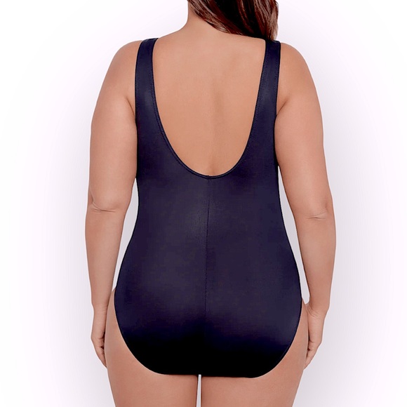 Miraclesuit Illusionist Palma Deep V One Piece, 22W - Picture 4 of 15
